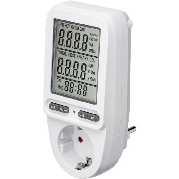 Afbeelding laden in galerijviewer, Goobay digitale energiekostenmeter pro meetapparaat (wit)
