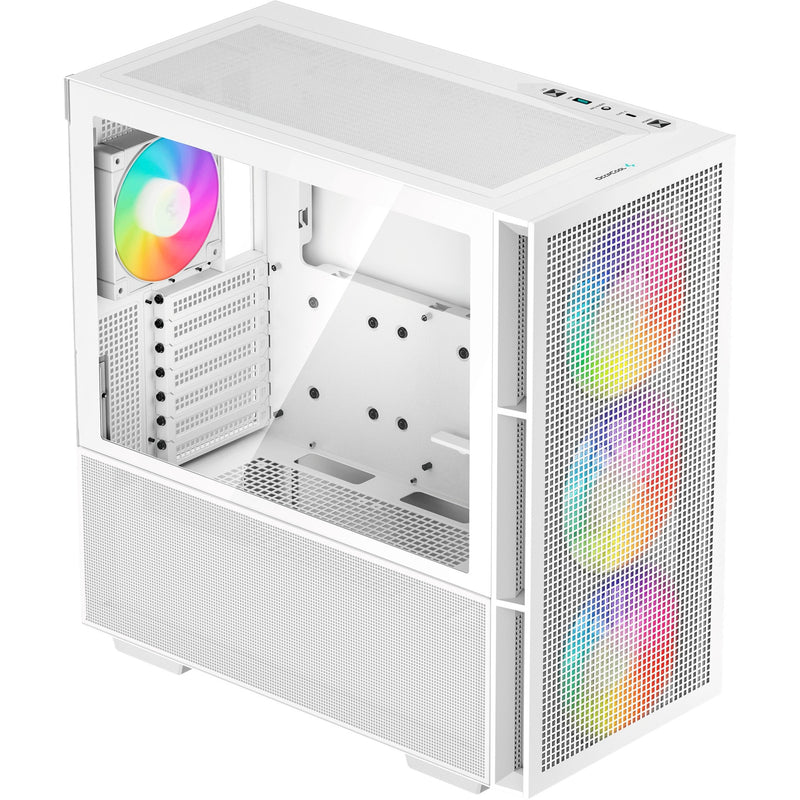Afbeelding laden in galerijviewer, Deepcool ch560 midi tower behuizing (wit | 1x usb-a | 1x usb-c | rgb | tempered glass)
