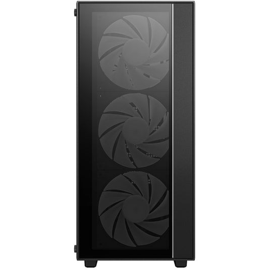 Deepcool matrexx 55 v4 c midi tower behuizing (zwart | 1x usb-a | 1x usb-c | rgb | window)