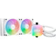 Be quiet! light loop 240 argb waterkoeling (wit, 4-pins pwm fan-connector)
