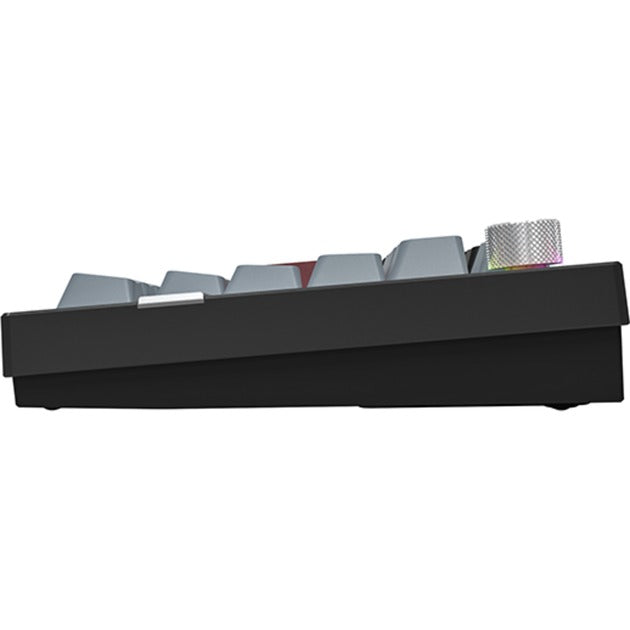 Afbeelding laden in galerijviewer, Montech mkey pro darkness rgb mechanisch toetsenbord (zwart, us lay-out (qwerty), gateron g pro yellow, 75%, hot-swappable, rgb, double-shot pbt, usb-c | 2.4 ghz | bluetooth 5.2)

