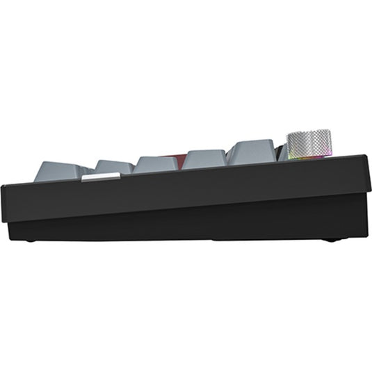 Montech mkey pro darkness rgb mechanisch toetsenbord (zwart, us lay-out (qwerty), gateron g pro yellow, 75%, hot-swappable, rgb, double-shot pbt, usb-c | 2.4 ghz | bluetooth 5.2)