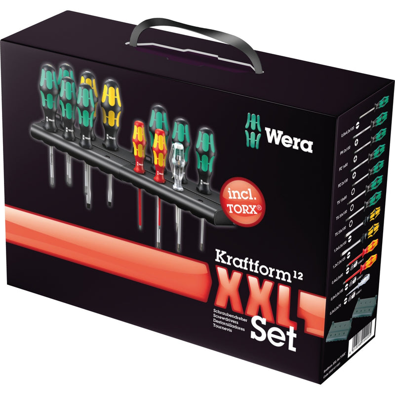 Afbeelding laden in galerijviewer, Wera schroevendraaierset kraftform xxl 2 (allround schroevendraaierset)
