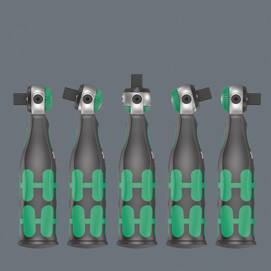 Wera 8009 zyklop pocket set 3 bitset (zwart groen, 27‑delig)