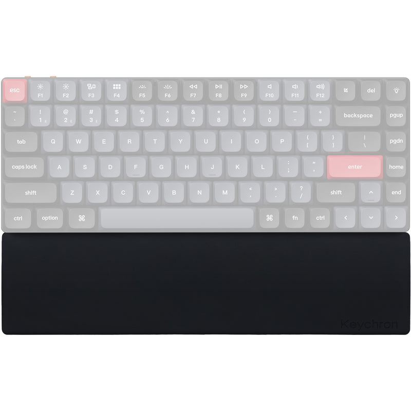Afbeelding laden in galerijviewer, Keychron silicone palm rest voor k3 k3 pro k3 max k7 k7 pro polssteun (zwart, low profile)
