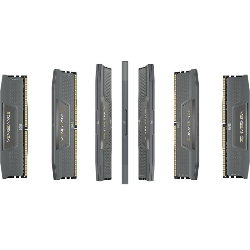 Afbeelding laden in galerijviewer, Corsair vengeance 64 gb ddr5-6000 (2x 32 gb) werkgeheugen (grijs, cmk64gx5m2b6000z30, xmp, expo)
