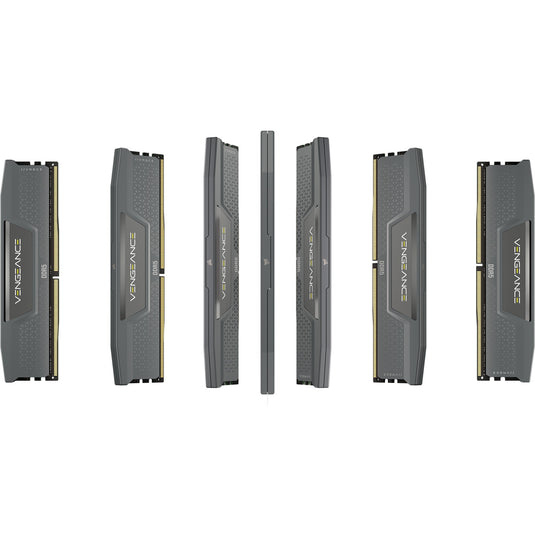 Corsair vengeance 64 gb ddr5-6000 (2x 32 gb) werkgeheugen (grijs, cmk64gx5m2b6000z30, xmp, expo)