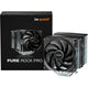 Be quiet! pure rock pro 3 cpu-koeler (zwart)