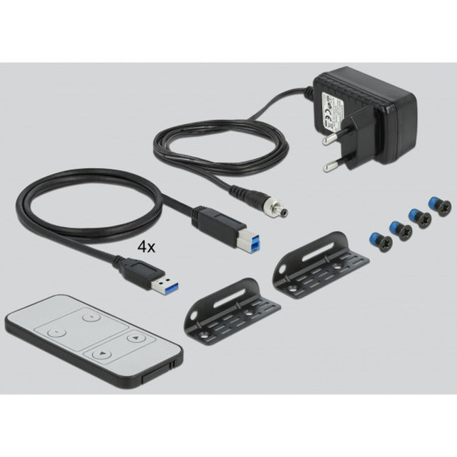 Afbeelding laden in galerijviewer, Delock displayport 1.4 kvm switch kvm-switch (zwart, 8k 30 hz, usb 3.0, audio)
