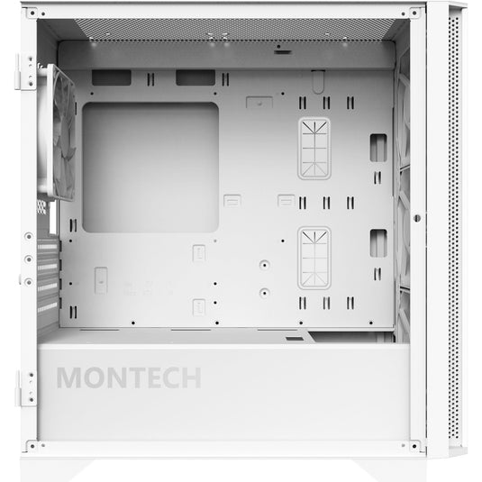 Montech air 100 argb mini tower behuizing (wit | 3x usb-a | tempered glass)