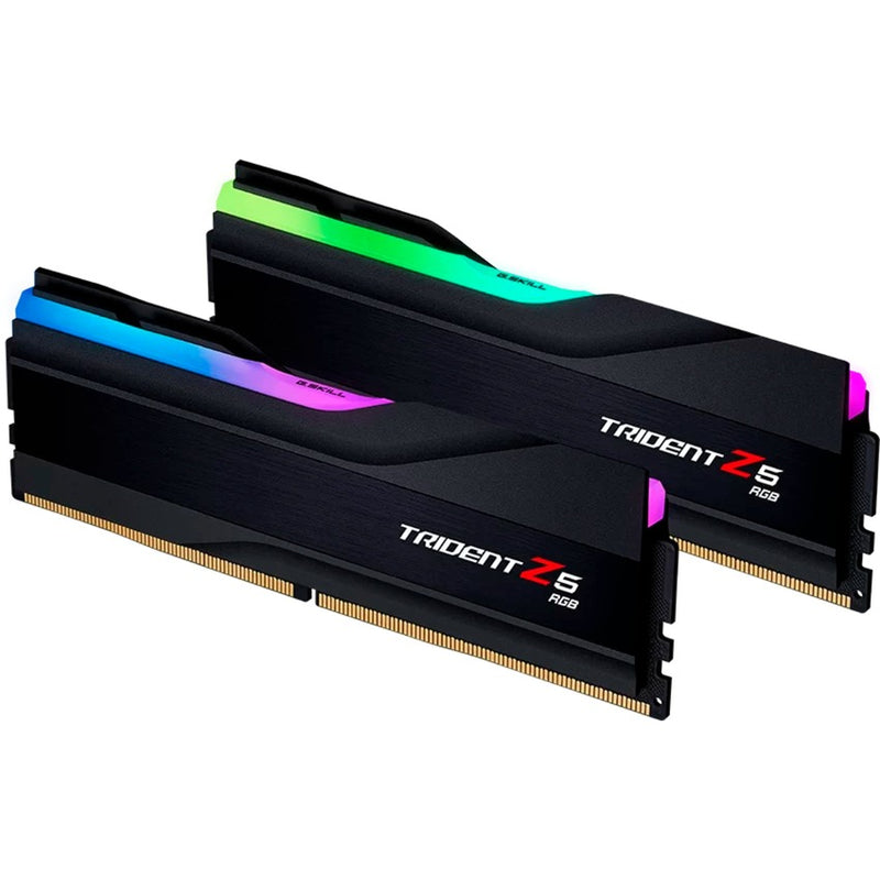 Afbeelding laden in galerijviewer, G.skill 64 gb ddr5-6000 kit werkgeheugen (zwart, f5-6000j3636f32gx2-tz5rk, trident z5 rgb, xmp)

