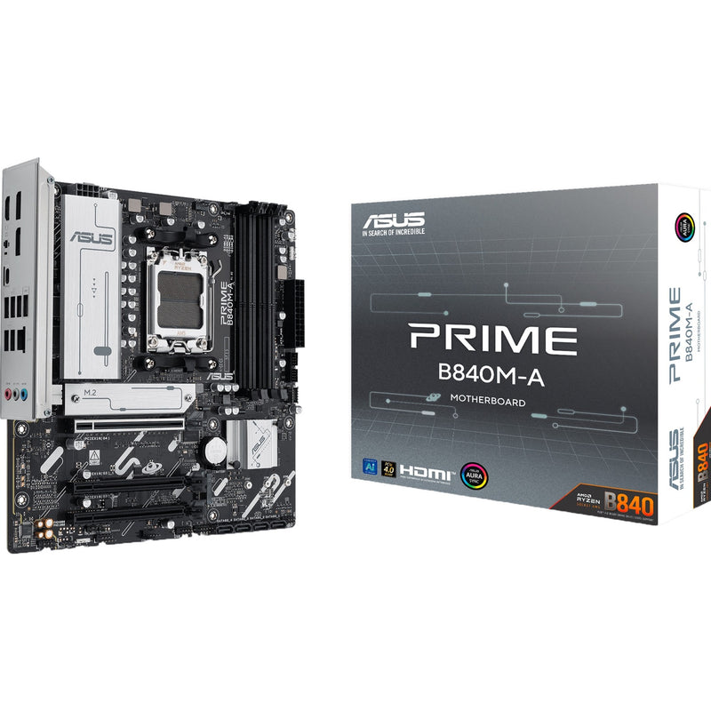 Afbeelding laden in galerijviewer, Asus prime b840m-a-csm socket am5 moederbord ( 2,5gb-lan, sound, µatx)
