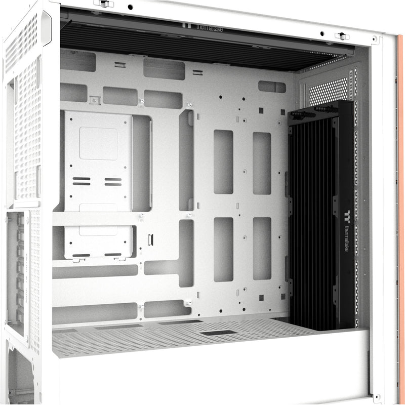 Afbeelding laden in galerijviewer, Thermaltake s370 ws snow midi tower behuizing (wit | 2x usb-a | 1x usb-c | tempered glass)
