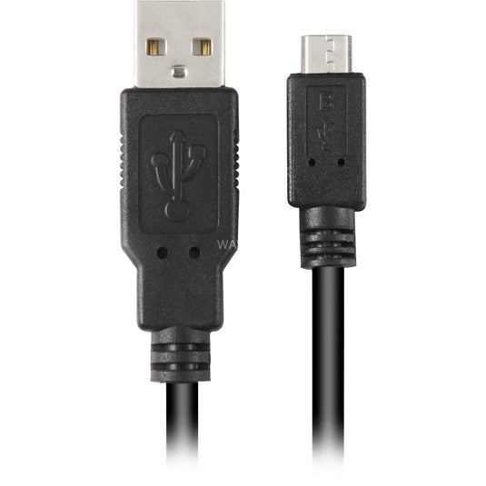 Sharkoon usb-a 2.0 > micro usb-b kabel (zwart, 1,5 meter)