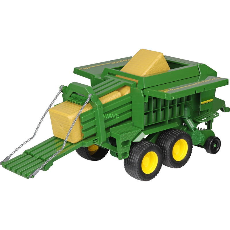 Afbeelding laden in galerijviewer, Bruder speelgoed | miniature vehicles - john deere balenpers (02017)
