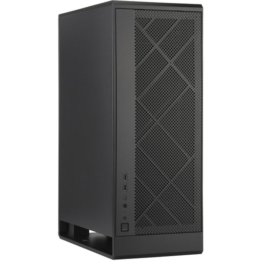 Silverstone alta g1m midi tower behuizing (zwart | 2x usb-a | 1x usb-c)