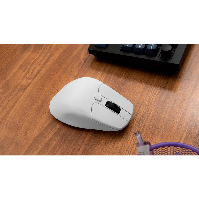 Afbeelding laden in galerijviewer, Keychron m6-a3 wireless mouse (wit, 26,000 dpi, usb-c bluetooth 5.1 2.4 ghz)
