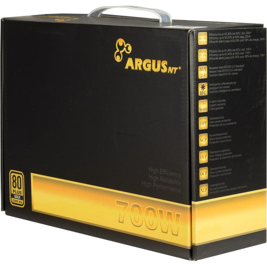 Inter-tech argus gps-700 700 watt voeding (zwart, 4x pcie)