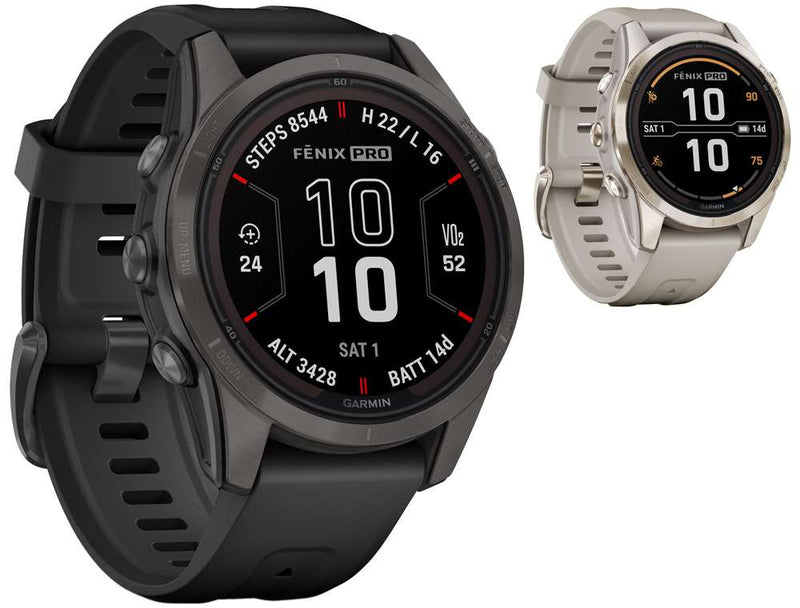 Afbeelding laden in galerijviewer, Garmin fenix® 7s pro - sapphire solar 42mm edition - gps multisport smartwatch
