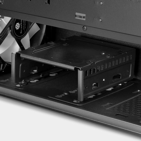 Silverstone sst-fav1mb-pro midi tower behuizing (zwart | 4x usb-a | rgb | window)