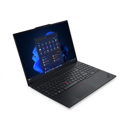 Lenovo thinkpad e16 gen 3 (21sr002fmh) 16 laptop (zwart | ultra 7 255h | arc 140t | 16 gb | 512 gb ssd)