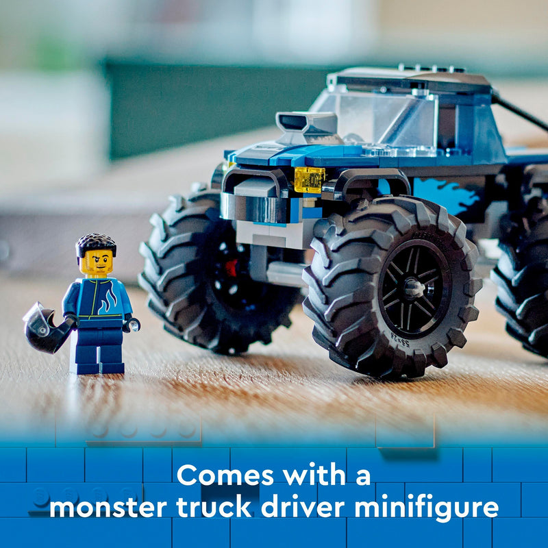 Afbeelding laden in galerijviewer, Lego city 60402 blauwe monstertruck
