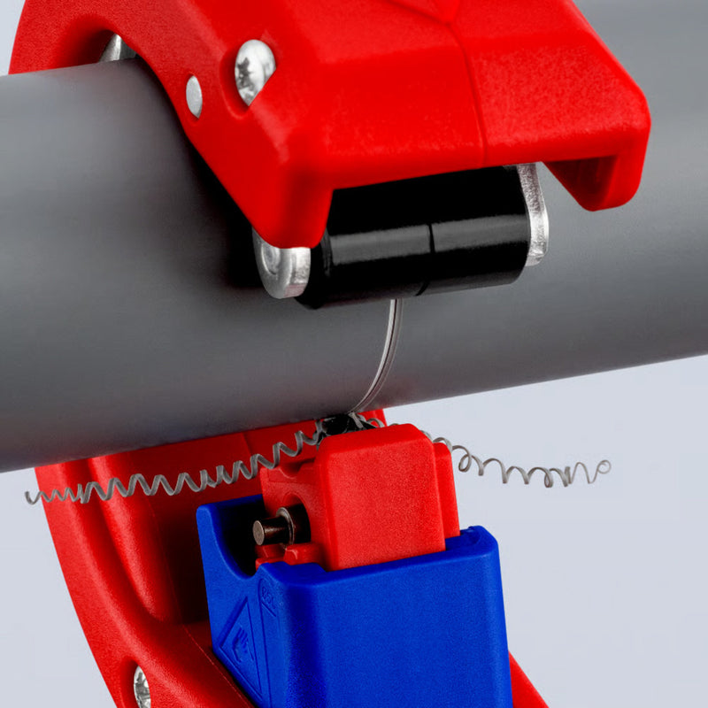 Afbeelding laden in galerijviewer, Knipex dpt50 buizensnijder pijpsnijder (rood blauw)
