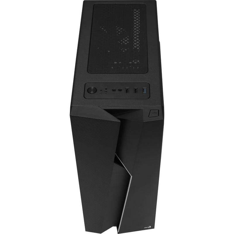 Afbeelding laden in galerijviewer, Aerocool bolt midi tower behuizing (zwart | 3x usb-a | rgb | window)
