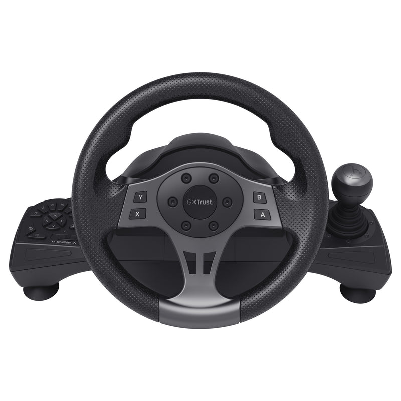 Afbeelding laden in galerijviewer, Trust gxt 289 movi racestuur stuur (zwart, pc, xbox series x s, switch, playstation 4)
