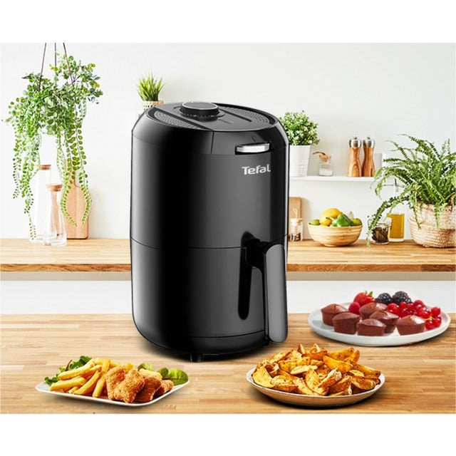Afbeelding laden in galerijviewer, Tefal easy fry compact ey1018 heteluchtfriteuse (zwart, 1.6 liter)
