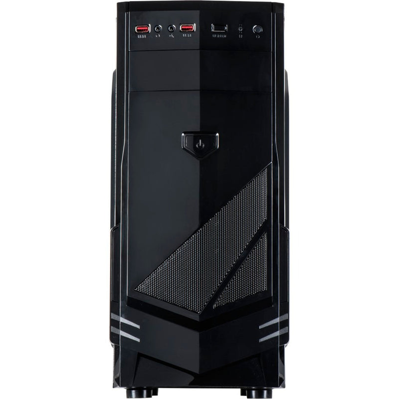 Afbeelding laden in galerijviewer, Inter-tech b-30 midi tower behuizing (zwart | 2x usb-a)
