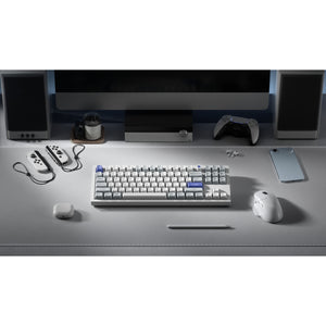 Keychron q3 he 8k magnetic switch keyboard (wit, us lay-out (qwerty), ultra-fast lime, 80% (tkl), rgb, hot swap, 8k)