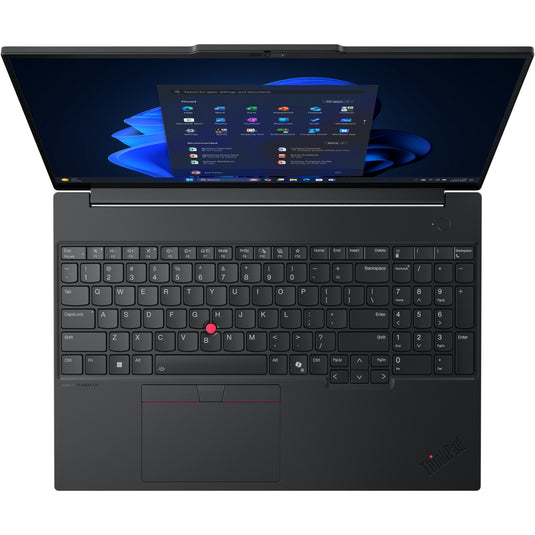 Lenovo thinkpad e16 gen 3 (21sr002fmh) 16 laptop (zwart | ultra 7 255h | arc 140t | 16 gb | 512 gb ssd)