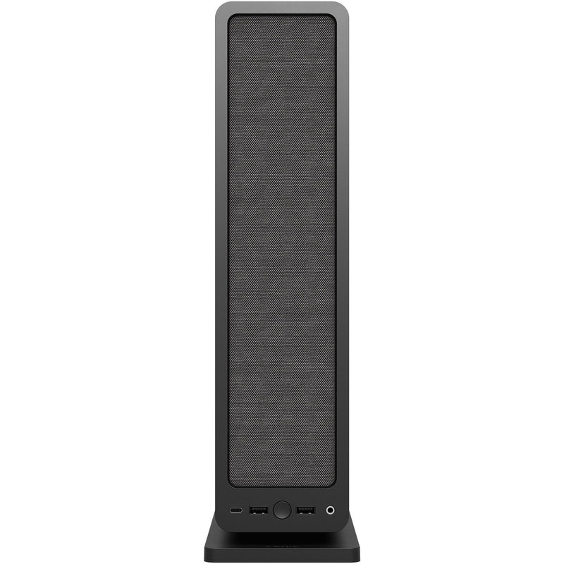 Afbeelding laden in galerijviewer, Fractal design ridge black mini tower behuizing (zwart | 2x usb-a | 1x usb-c)
