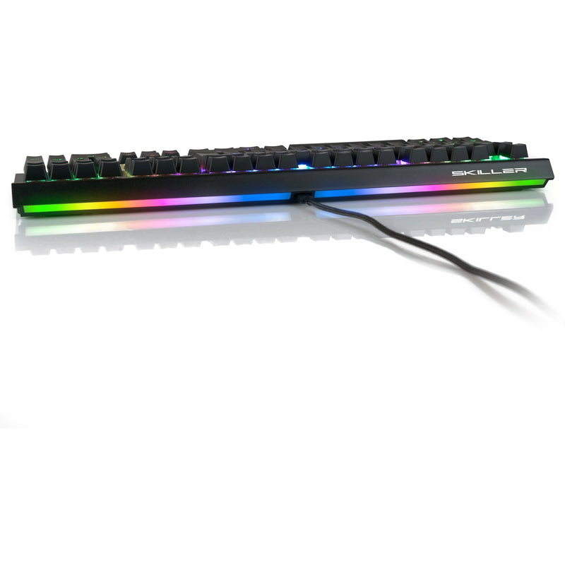 Afbeelding laden in galerijviewer, Sharkoon skiller sgk60, gaming toetsenbord (zwart, us lay-out, kailh box white, rgb leds)
