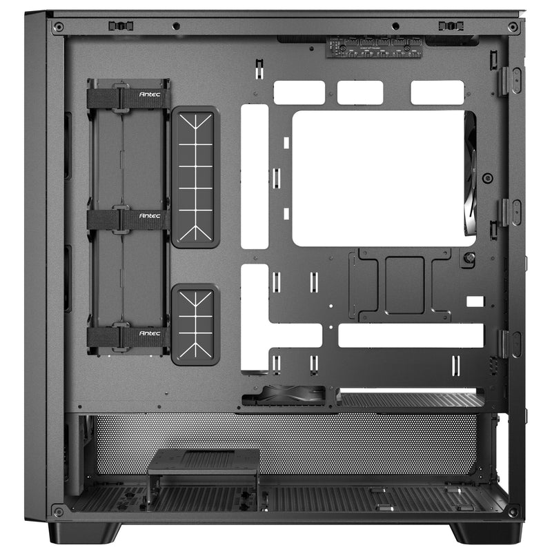 Afbeelding laden in galerijviewer, Antec flux se midi tower behuizing (zwart | 2x usb-a | 1x usb-c)

