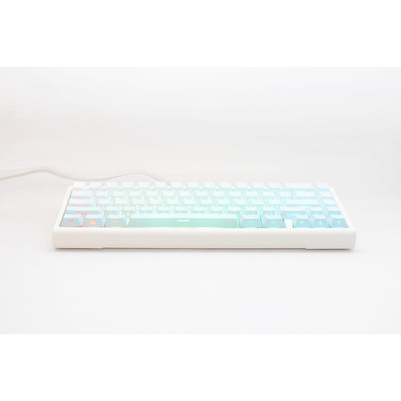 Afbeelding laden in galerijviewer, Ducky projectd tinker 65 - pom edition met qmk via rgb mechanisch toetsenbord (lichtblauw, us lay-out (qwerty), kailh box cream pro, 65%, rgb leds, double-shot pbt, hot-swappable pom, gasket mount)
