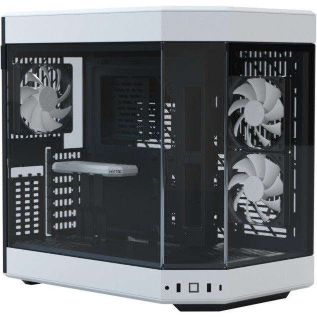 Afbeelding laden in galerijviewer, Hyte y60 midi tower behuizing (wit zwart | 3x usb-a | tempered glass)
