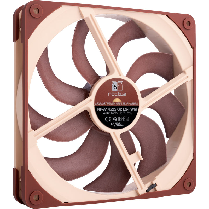 Afbeelding laden in galerijviewer, Noctua nf-a14x25 g2 ls-pwm case fan (bruin, 140 x 140 x 25 mm)
