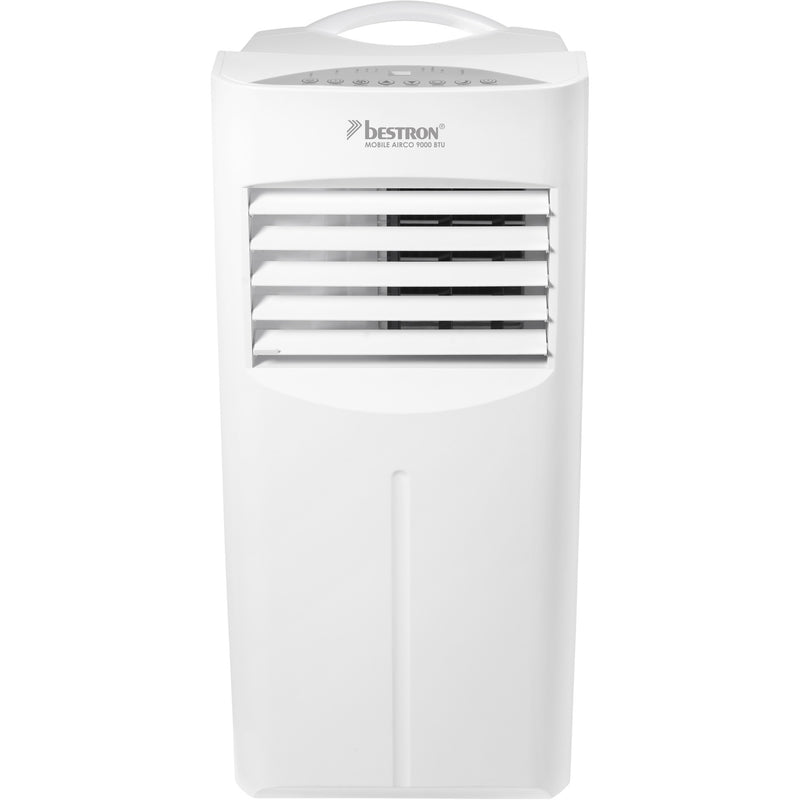 Afbeelding laden in galerijviewer, Bestron aac9000 mobiele airconditioner (wit, koelvermogen 2,6 kw | met cfc-vrij koelmiddel | 9000 btu h)
