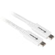 Sharkoon usb-c 3.2 > usb-c kabel (wit, 1 meter)