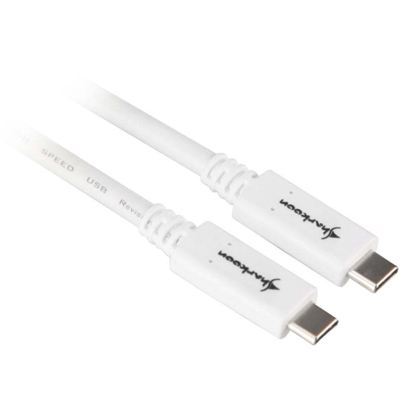 Afbeelding laden in galerijviewer, Sharkoon usb-c 3.2 > usb-c kabel (wit, 1 meter)
