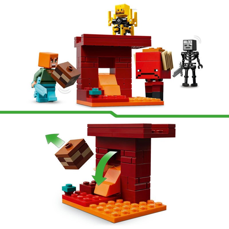 Afbeelding laden in galerijviewer, Lego minecraft de lavastrijd in de nether voor kinderen - 21266
