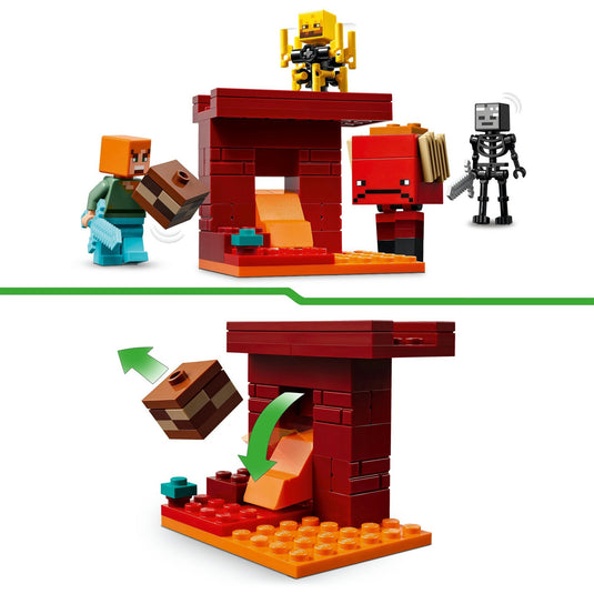 Lego minecraft de lavastrijd in de nether voor kinderen - 21266