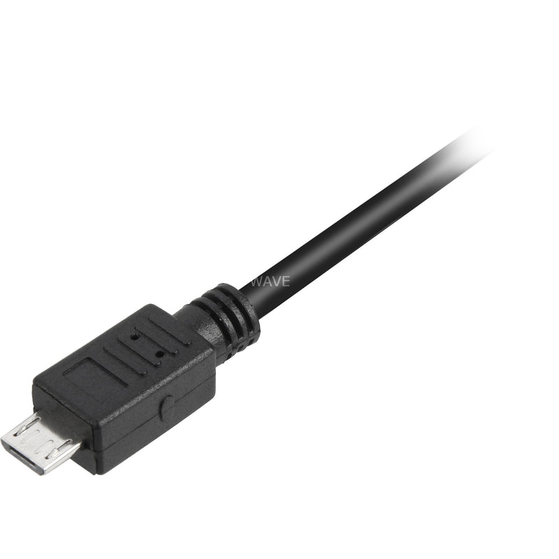 Afbeelding laden in galerijviewer, Sharkoon usb-a 2.0 > micro usb-b kabel (zwart, 1,5 meter)
