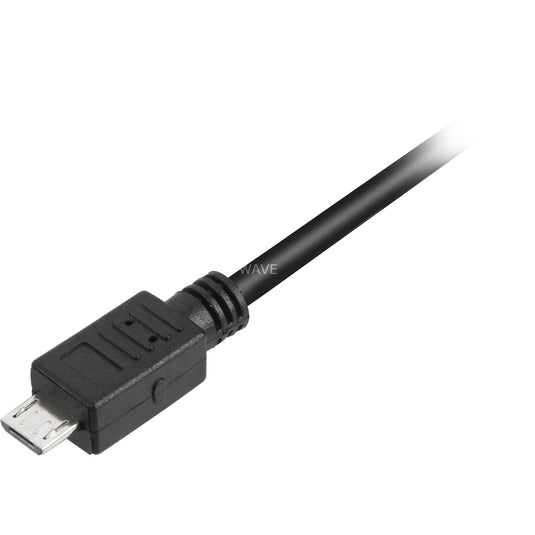 Sharkoon usb-a 2.0 > micro usb-b kabel (zwart, 1,5 meter)