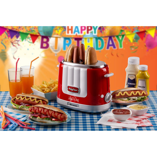Ariete party time hotdogmaker 0206 00 hot dog maker (rood wit)