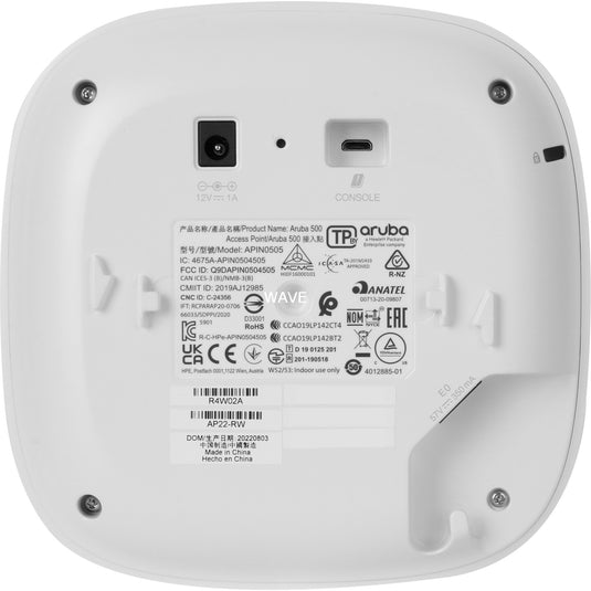 Hewlett packard enterprise instant on ap22 (rw) access point (wi‑fi 6 2x2)