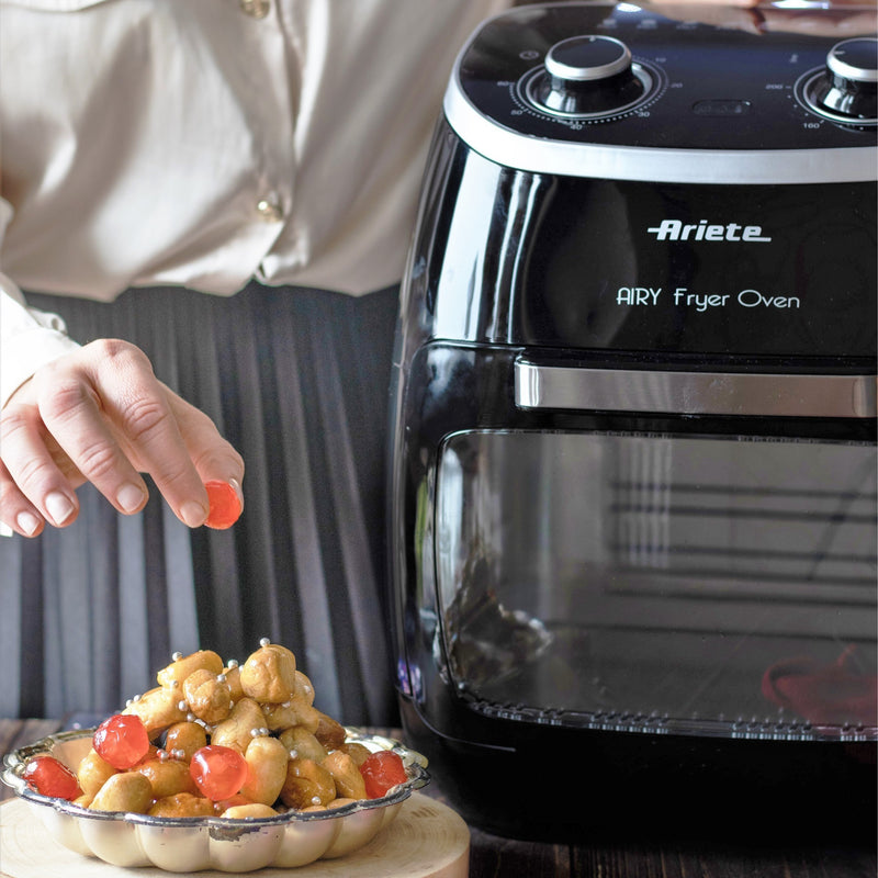 Afbeelding laden in galerijviewer, Ariete airy fryer oven 4619 00 heteluchtfriteuse (zwart, 11 liter)
