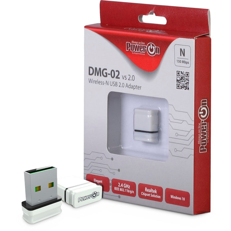 Afbeelding laden in galerijviewer, Inter-tech dmg-02 wi-fi 4 usb nano wlan adapter
